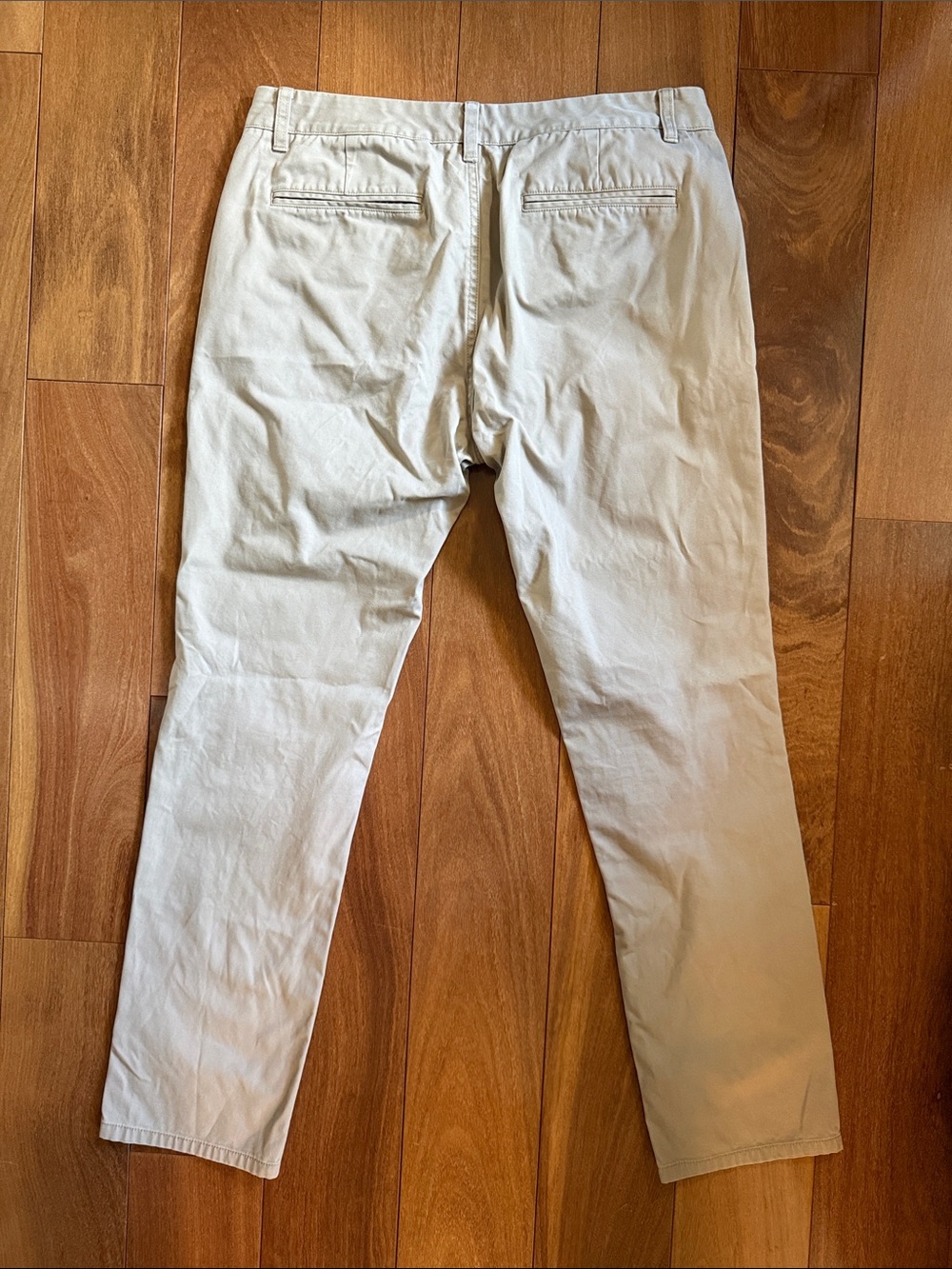 Bonobos 100% Cotton Slim Stretch Chinos in Light Khaki - Picture 2 of 4